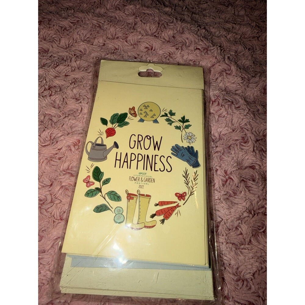 Disney Epcot Notecard Set Flower And Garden Festival Card Set Of 8 2022 Plants